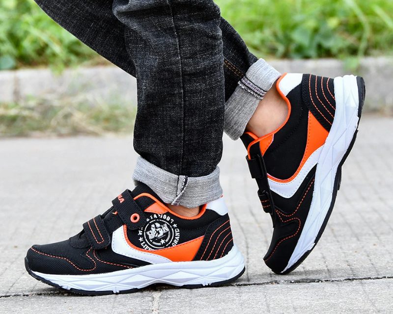 Alfons Pojkar Casual Sneakers - Svart