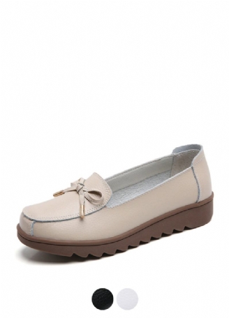 Alfonsina Slip-on Platform Loafer Skor I Läder För Kvinnor
