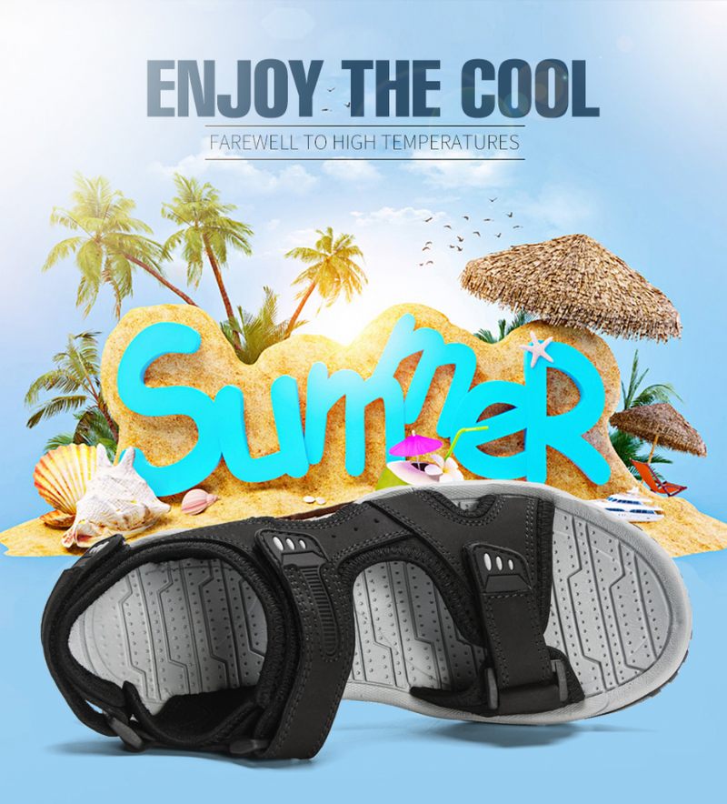 Alicard Mode Sandal För Män - Svart
