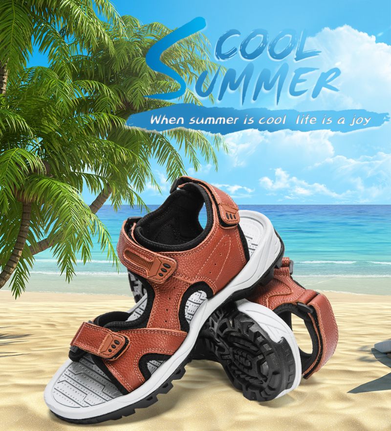 Alicard Mode Sandal För Män - Svart