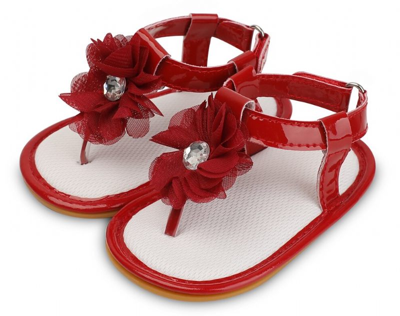 Alicia Baby Casual Flicksandaler - Bourgogne