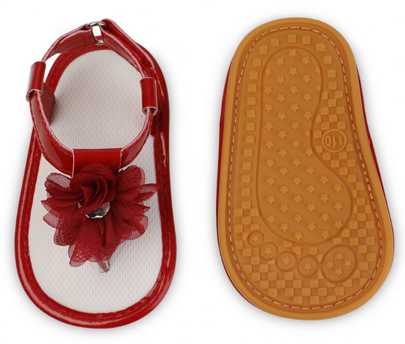 Alicia Baby Casual Flicksandaler - Bourgogne