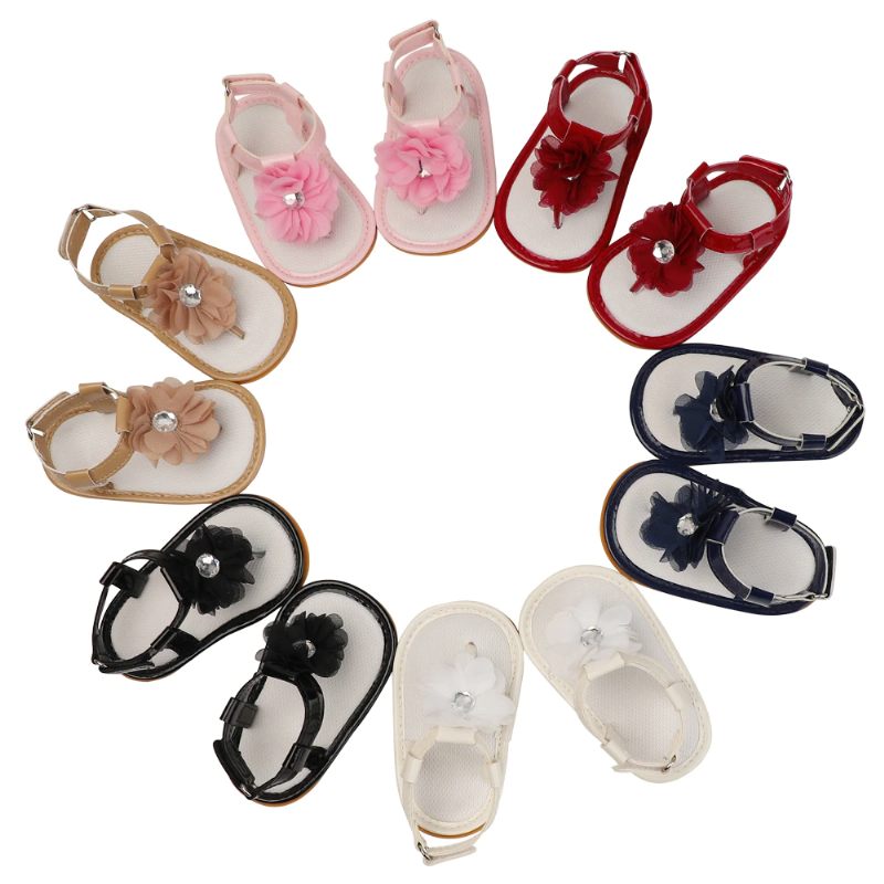 Alicia Baby Casual Flicksandaler - Bourgogne