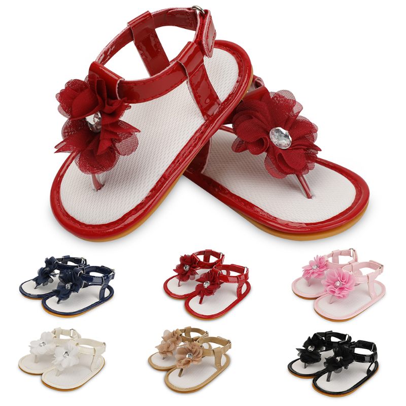 Alicia Baby Casual Flicksandaler - Bourgogne