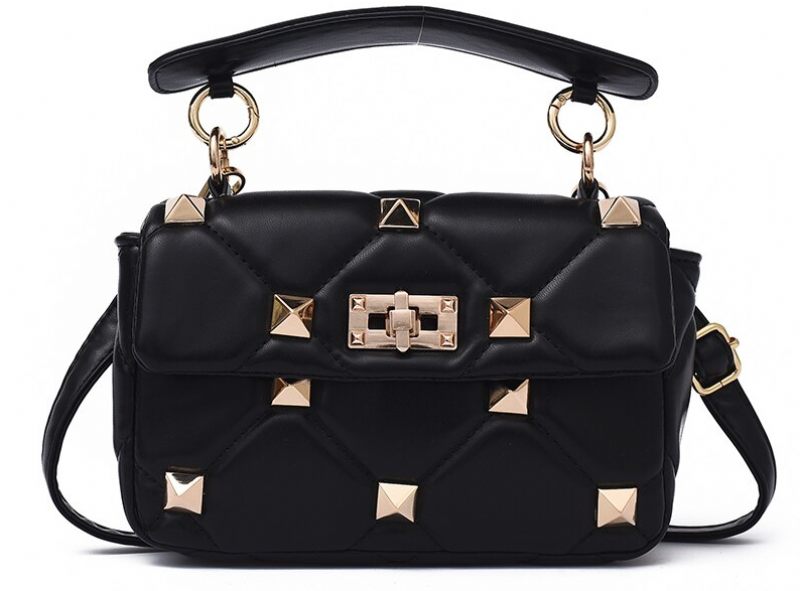 Alix Crossbody-handväska I Konstläder För Kvinnor - Svart
