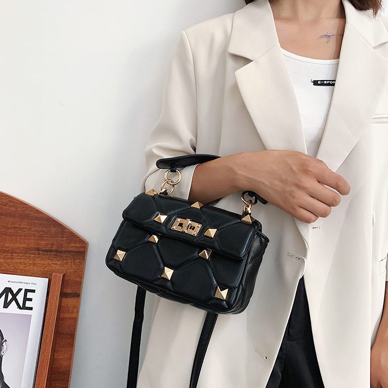 Alix Crossbody-handväska I Konstläder För Kvinnor - Svart