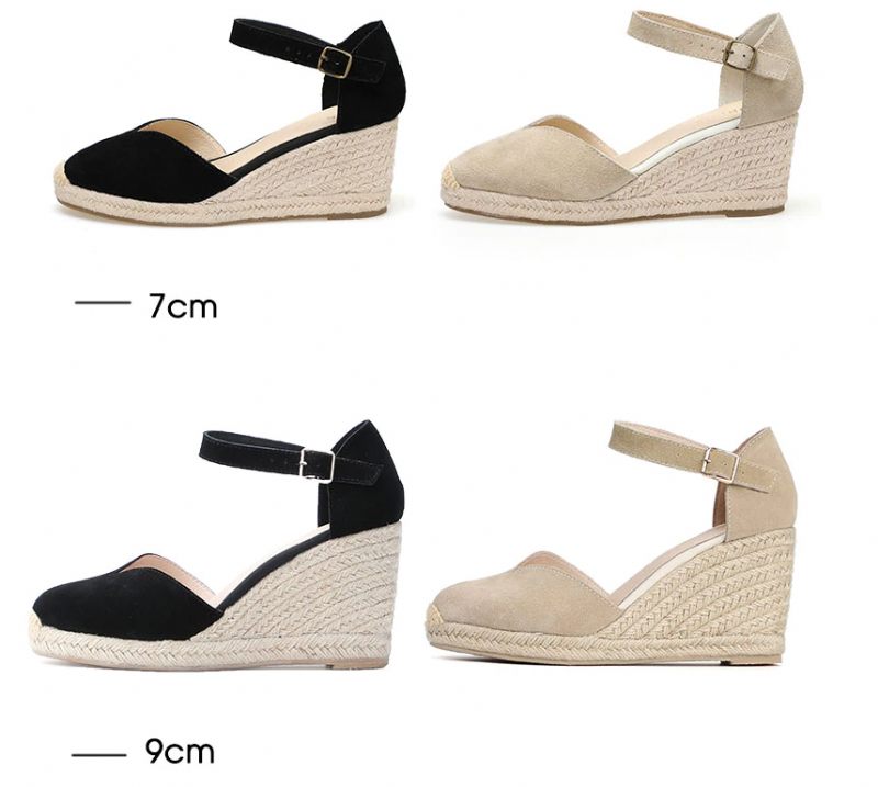 Aliza Wedges-skor För Kvinnor - 9CM V Svart