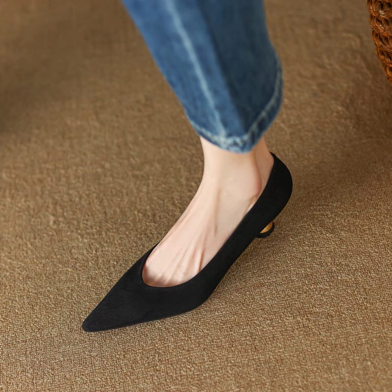 Alla Spetsiga Elegant Pumps För Kvinnor - Djurtryck