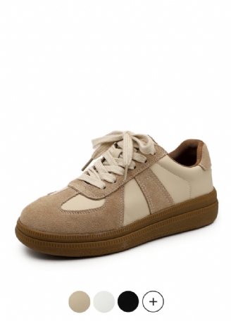 Alma Sneaker I Läder Med Snörning För Kvinnor