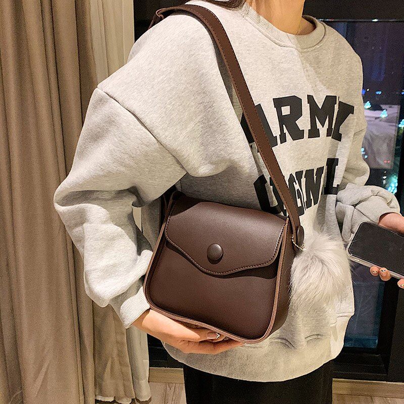 Almeda Mini Crossbody-handväska I Konstläder För Kvinnor - Svart