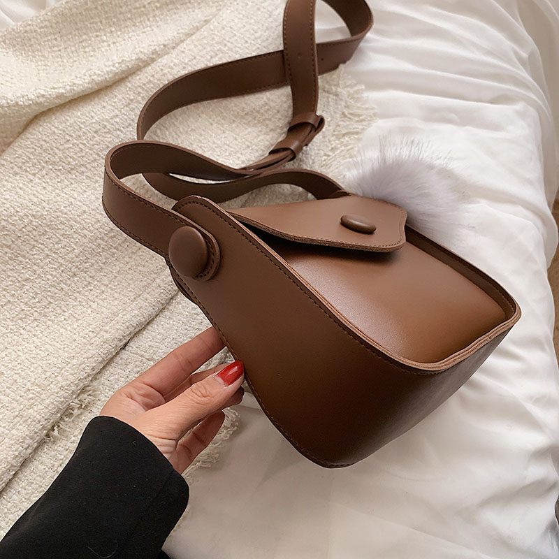 Almeda Mini Crossbody-handväska I Konstläder För Kvinnor - Svart