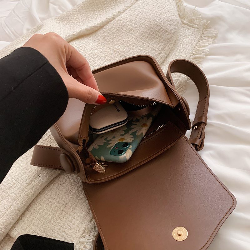 Almeda Mini Crossbody-handväska I Konstläder För Kvinnor - Svart
