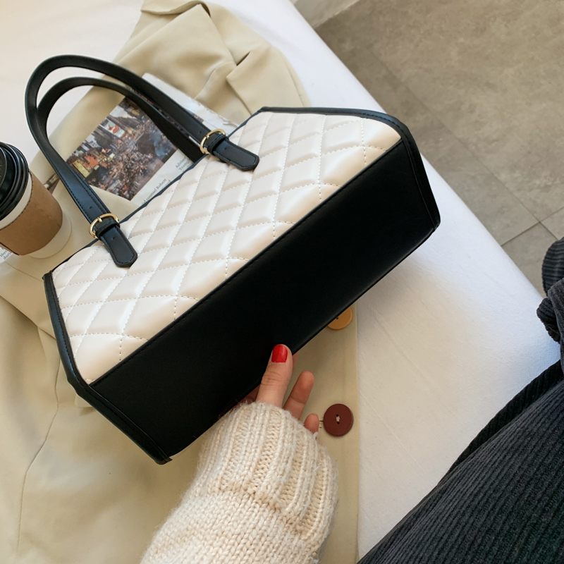 Almendra Lyxhandväska För Kvinnor - Kaffe