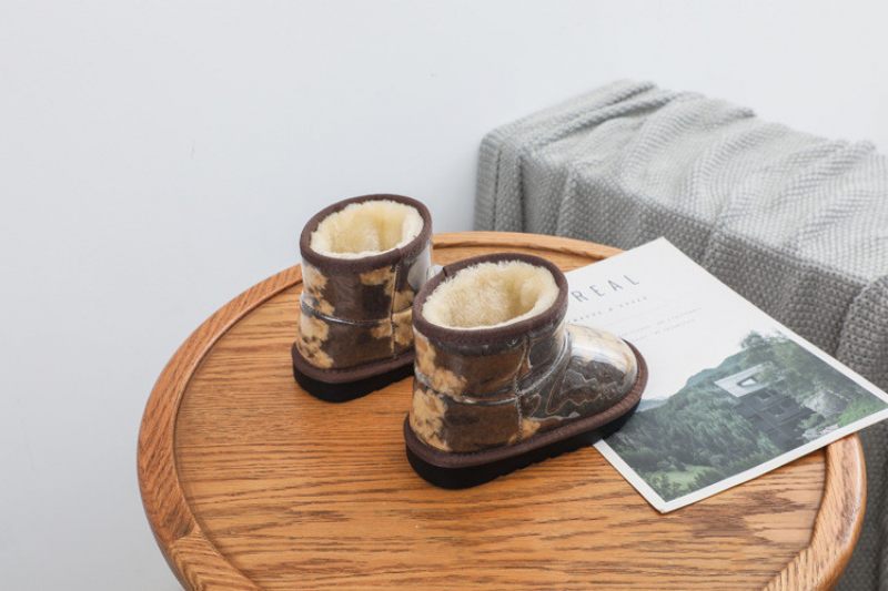Alondra Flickors Snöstövlar - Beige Päls