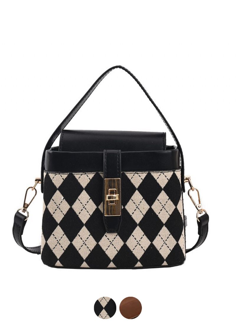 Alpe Crossbody Handväska I Miniläder För Kvinnor