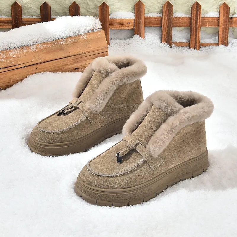 Alucena Snökängor För Kvinnor - Aprikos