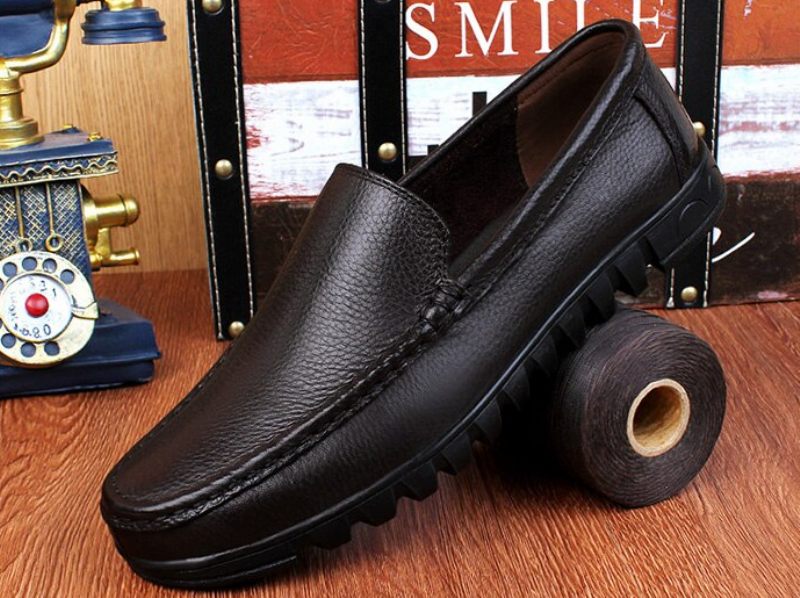 Alves Loafers För Män Casual Skor - Svart