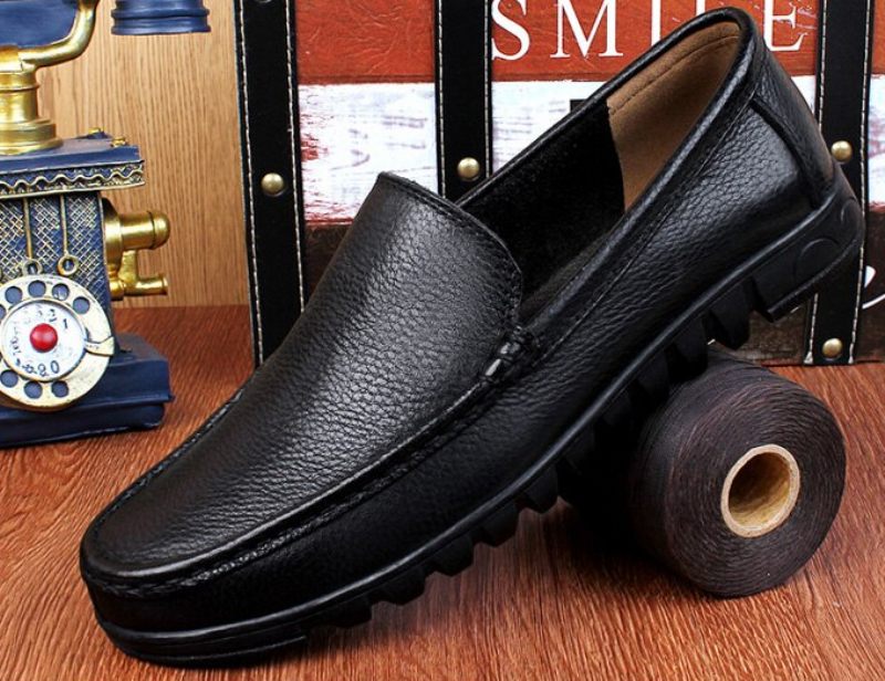 Alves Loafers För Män Casual Skor - Svart