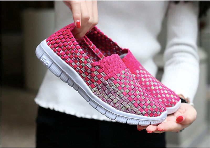 Alviarez Slip-on - Roseröd