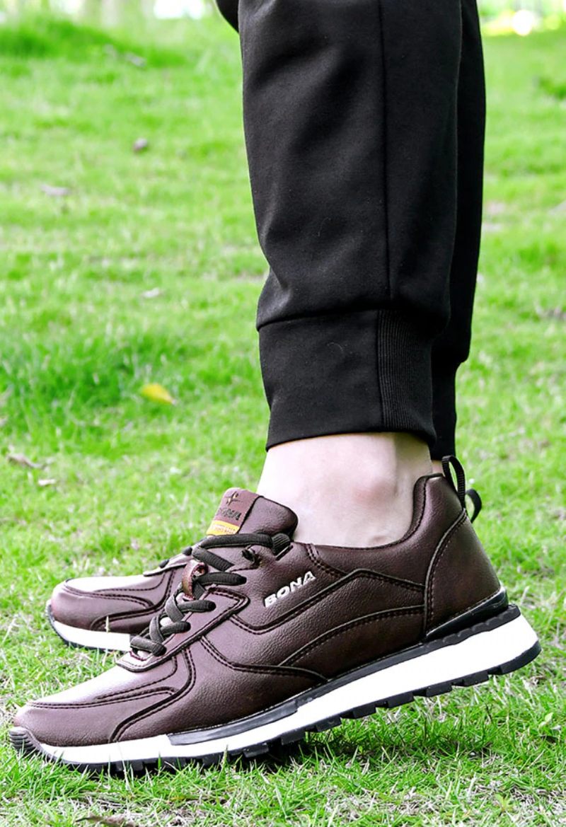 Aly Casual Sneaker För Män - Brun