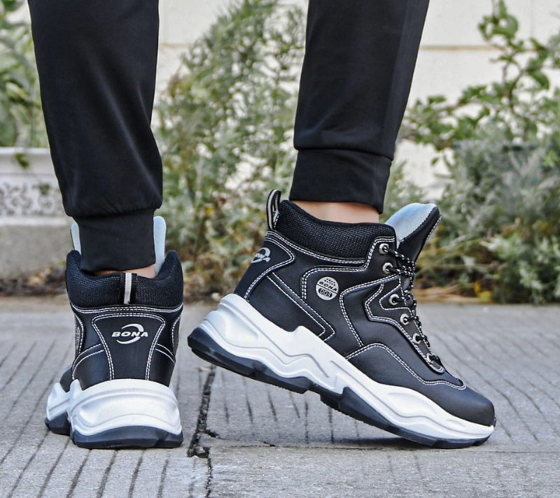 Alyn Casual Sneakers För Män - Svart