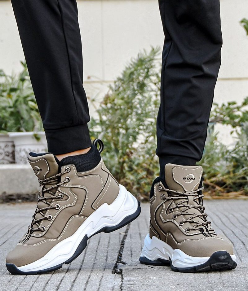Alyn Casual Sneakers För Män - Svart