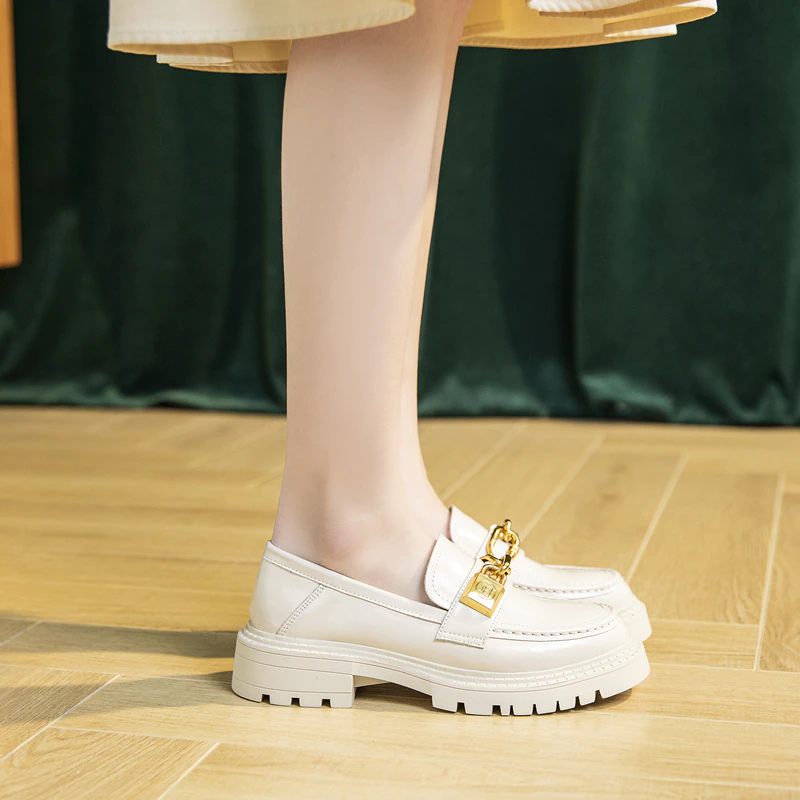 Amadeo Dam Loafer Skor - Beige