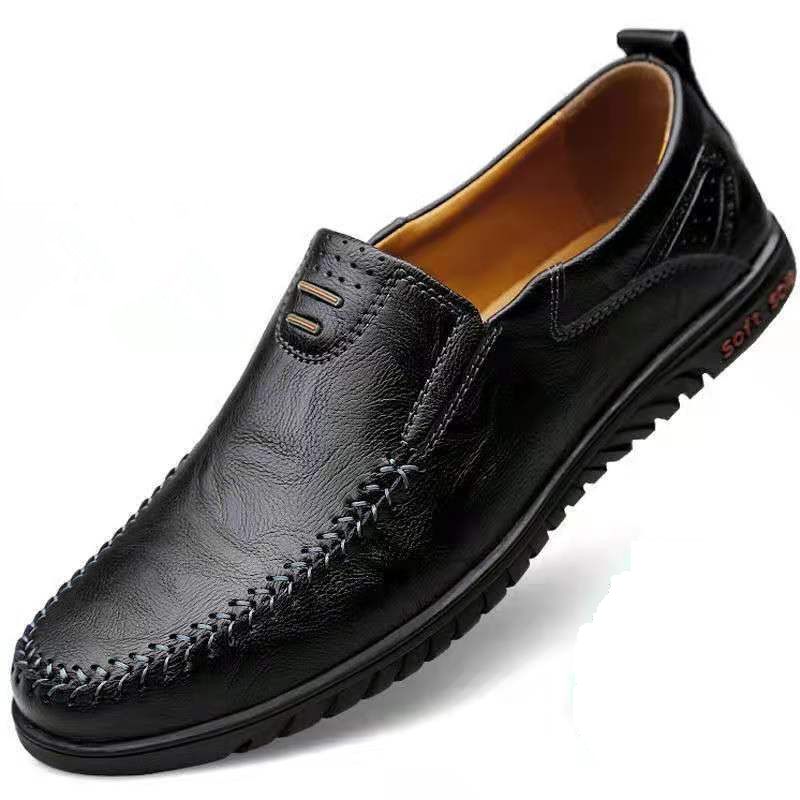Amadeo Loafers Klänning Skor För Män - Svart