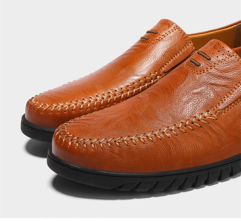 Amadeo Loafers Klänning Skor För Män - Svart