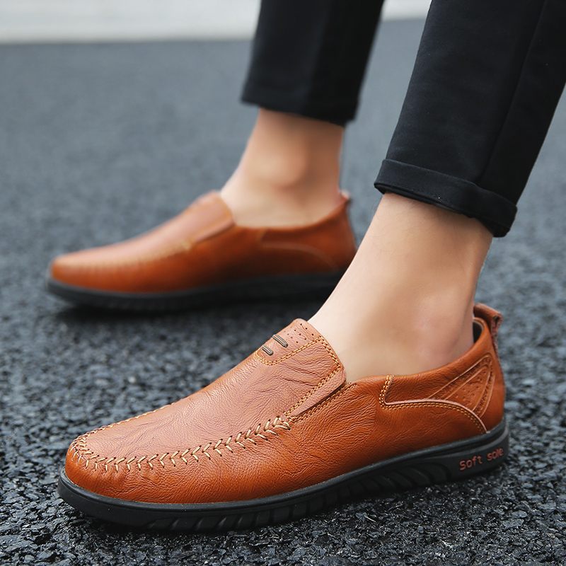 Amadeo Loafers Klänning Skor För Män - Svart