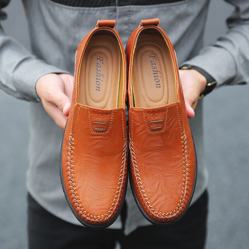 Amadeo Loafers Klänning Skor För Män - Svart