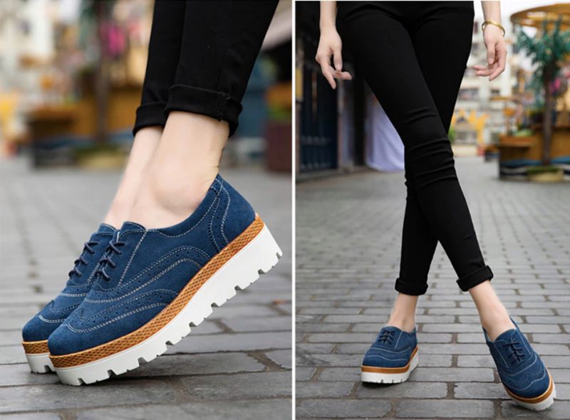 Amaru Oxford Skor För Kvinnor - Silver