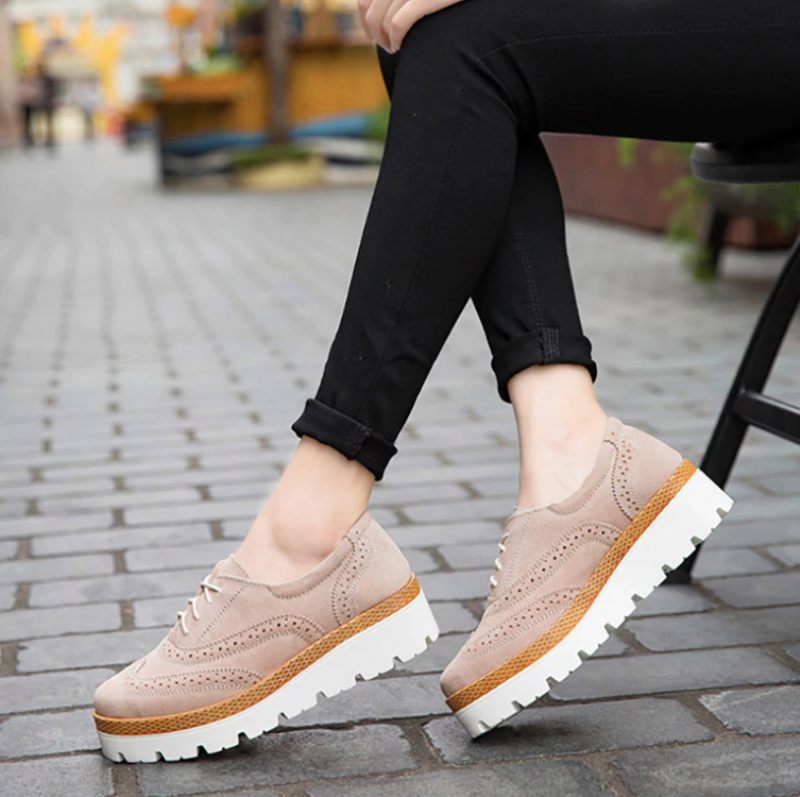 Amaru Oxford Skor För Kvinnor - Silver