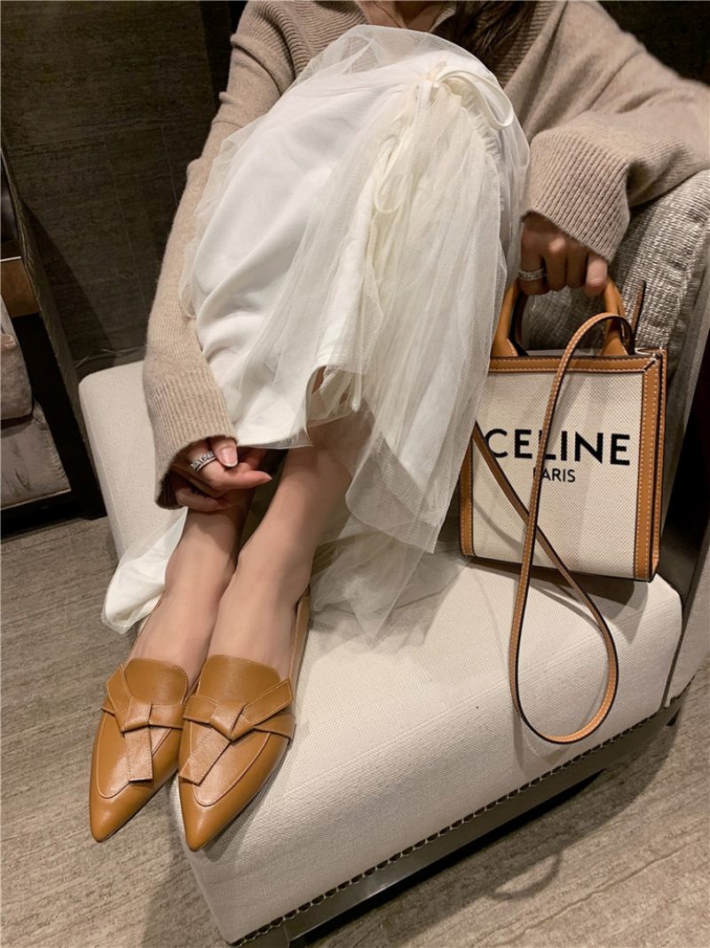 Amau Dam Loafer Läderskor - Beige