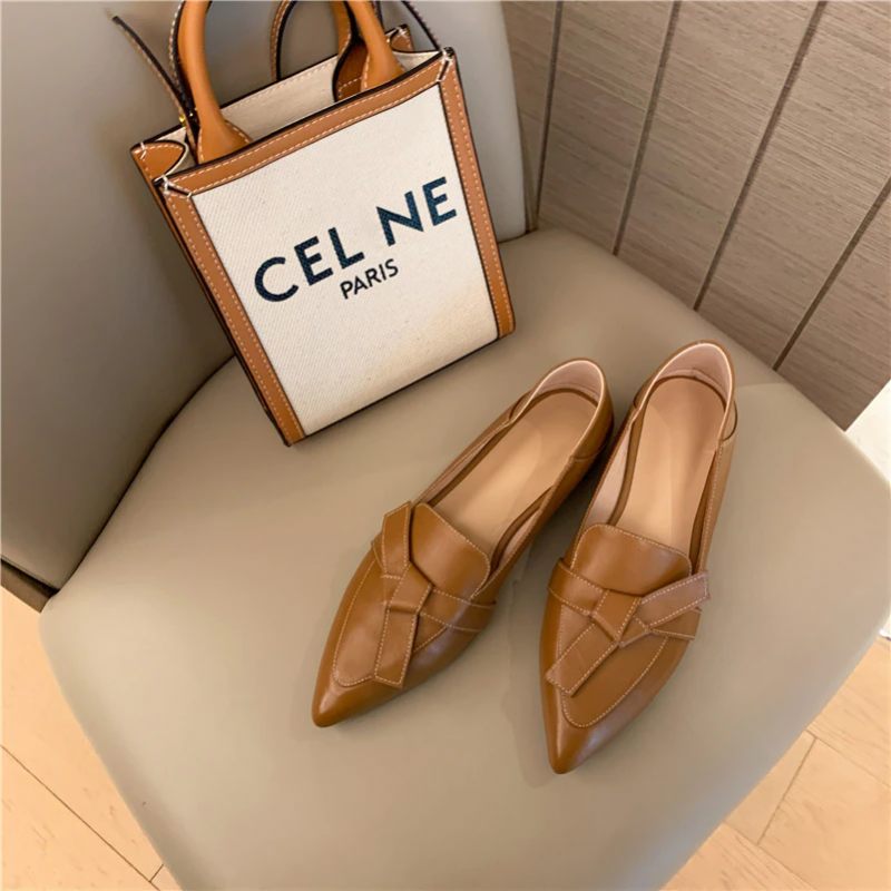 Amau Dam Loafer Läderskor - Beige