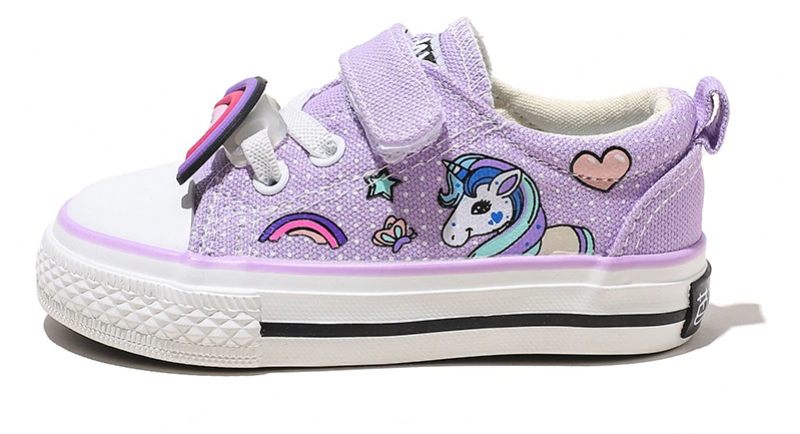 Amelia Baby Flickor Casual Sneaker - Lila