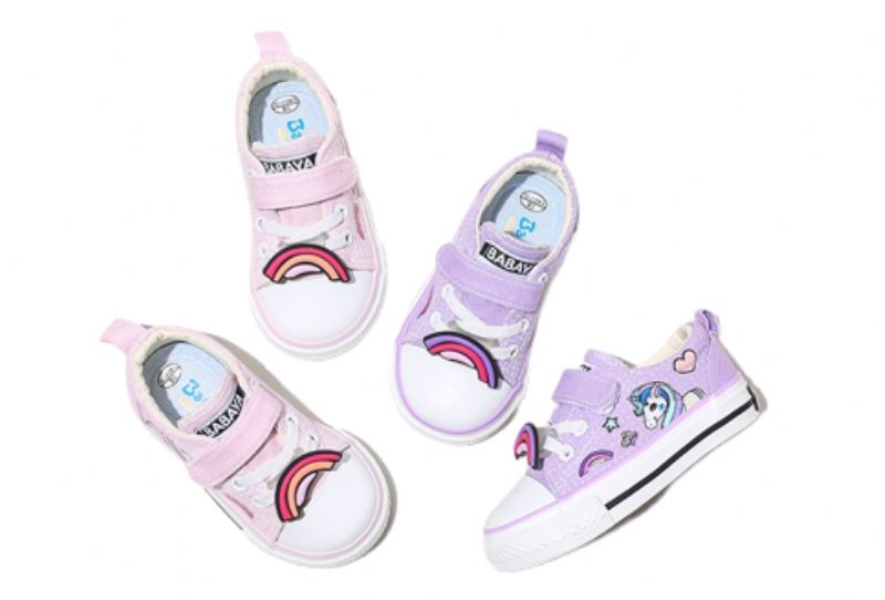 Amelia Baby Flickor Casual Sneaker - Lila