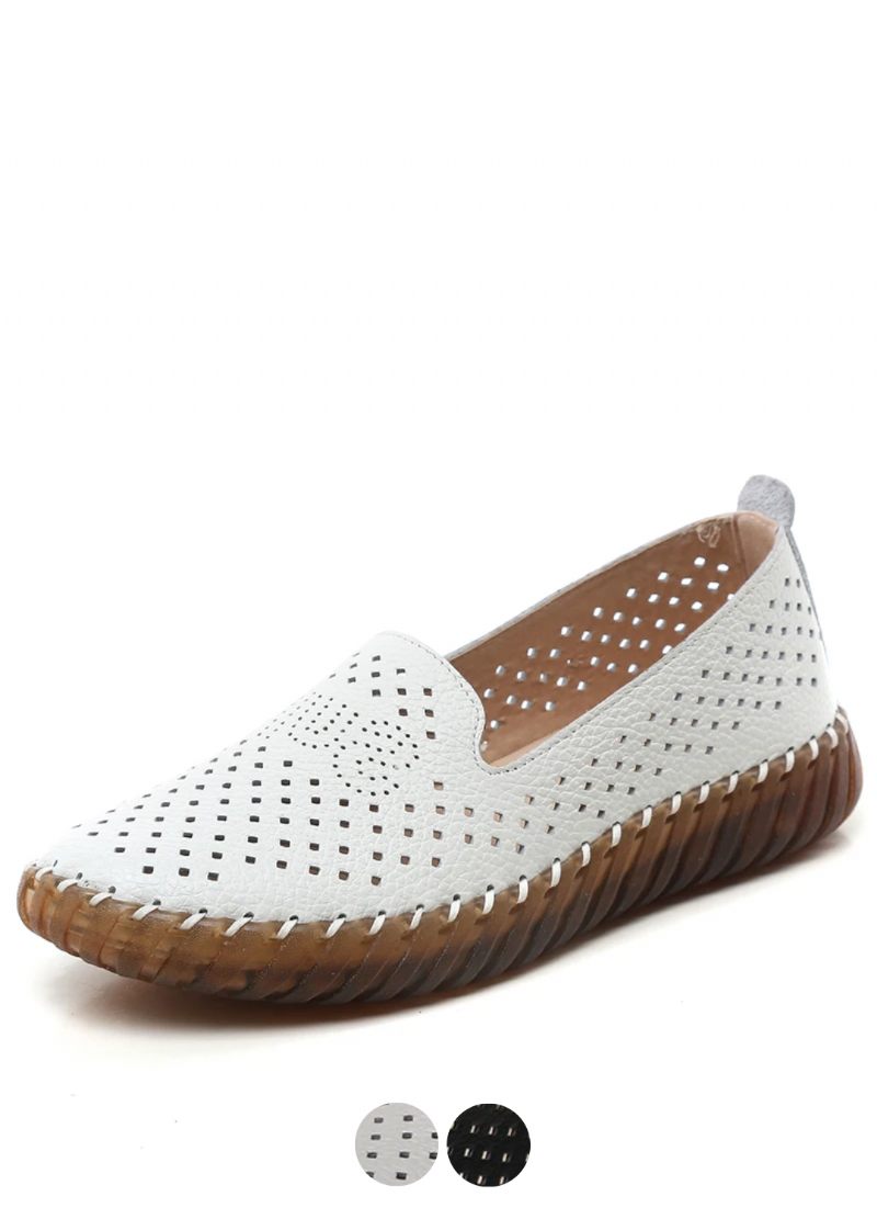 Amelia Flat Loafers Som Andas För Kvinnor