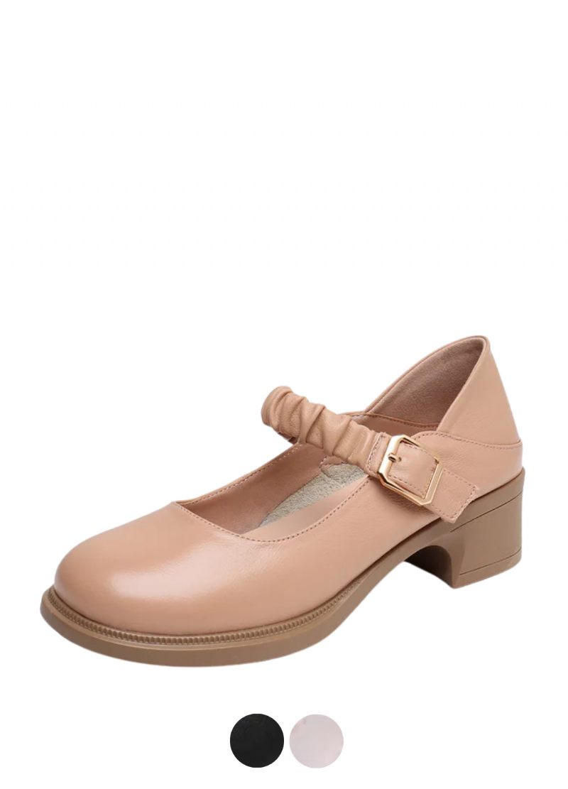 Amelia Round Toe Pumps För Kvinnor