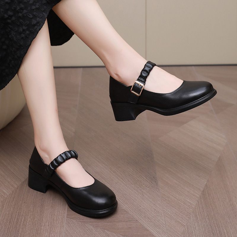 Amelia Round Toe Pumps För Kvinnor - Aprikos
