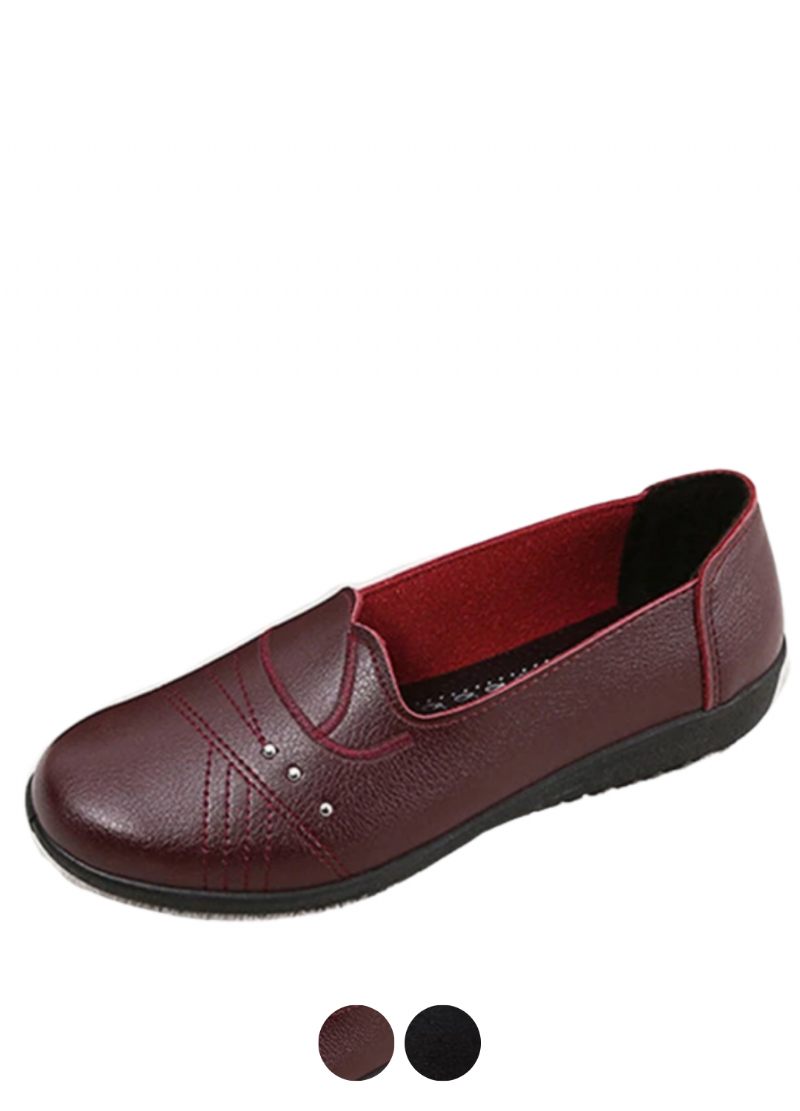 Amelia Slip-on Loafer I Mjukt Läder För Kvinnor