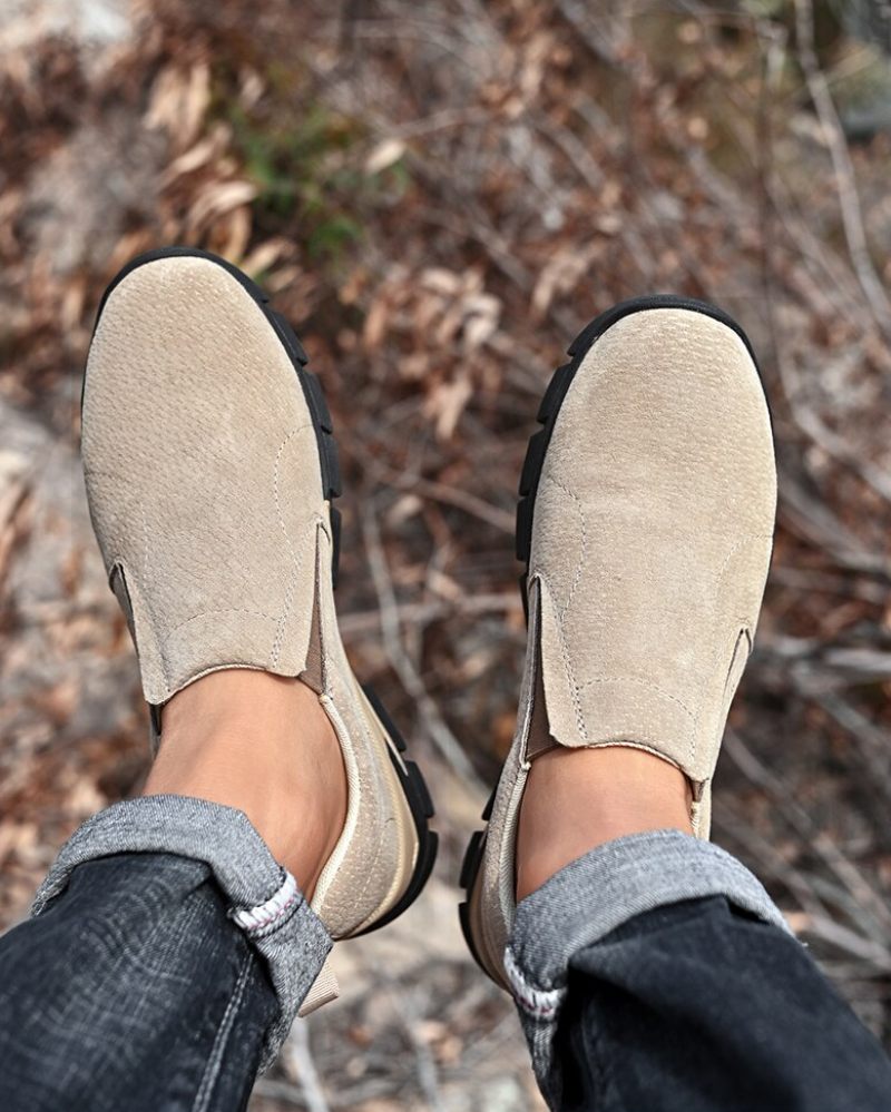 Amelie Loaferskor För Män - Kaki