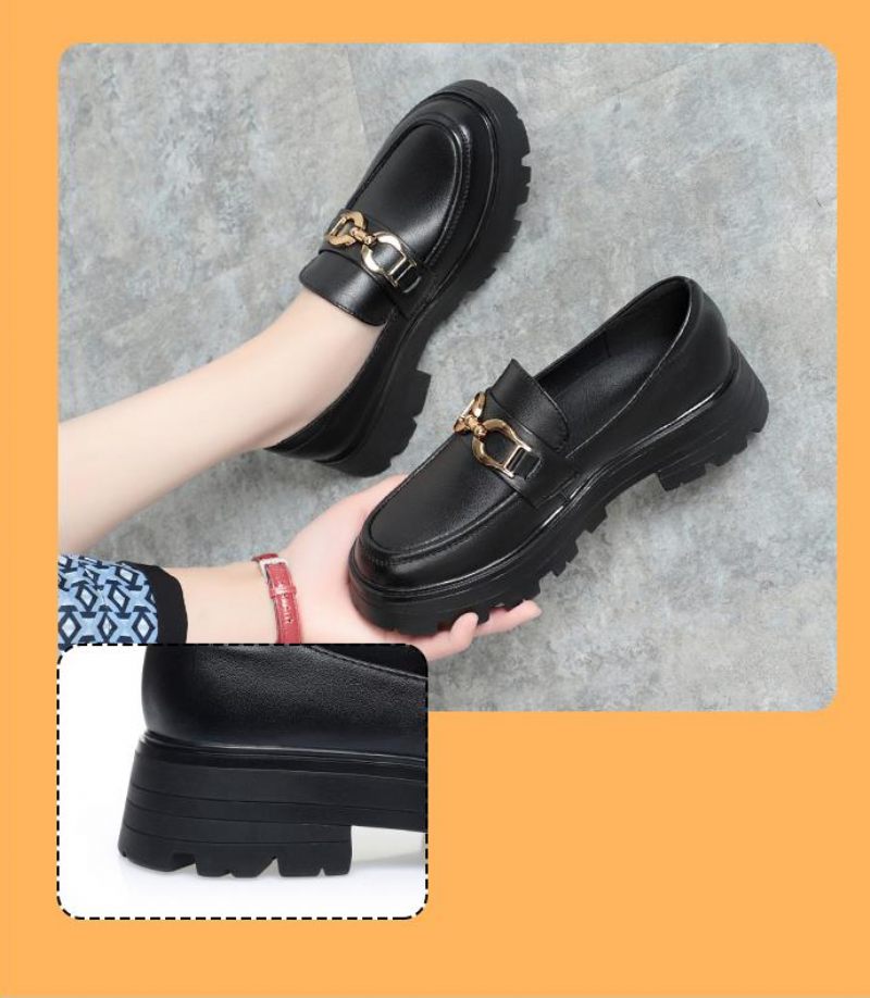 America Dam Loafer Skor - Svart