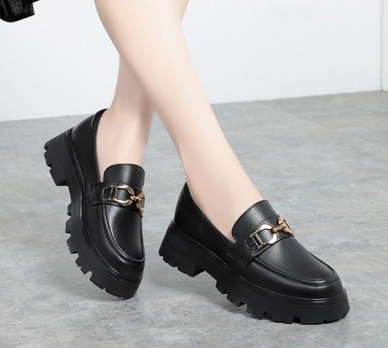 America Dam Loafer Skor - Svart