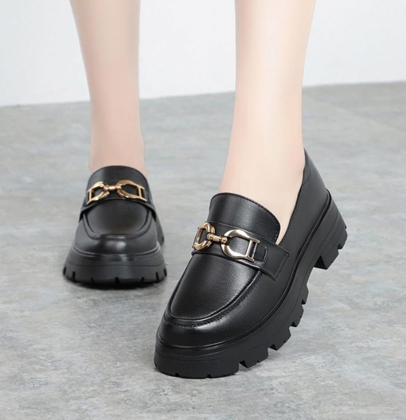 America Dam Loafer Skor - Svart