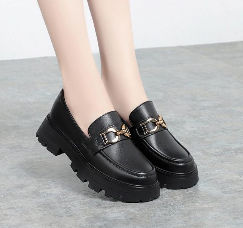 America Dam Loafer Skor - Svart