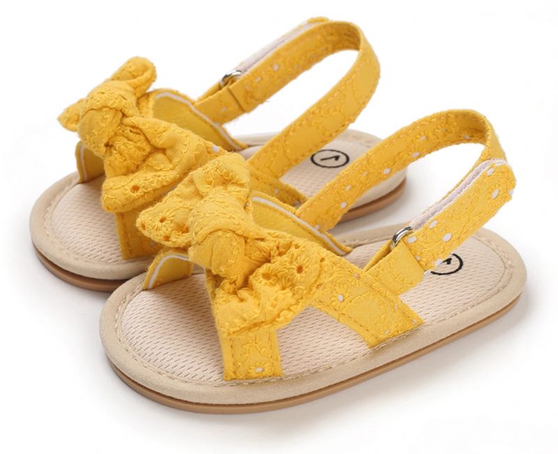 Amonet Baby Flickors Strandsandaler - Gul