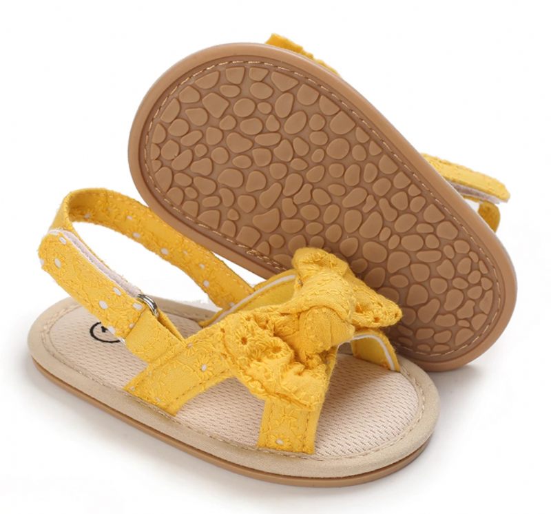 Amonet Baby Flickors Strandsandaler - Gul