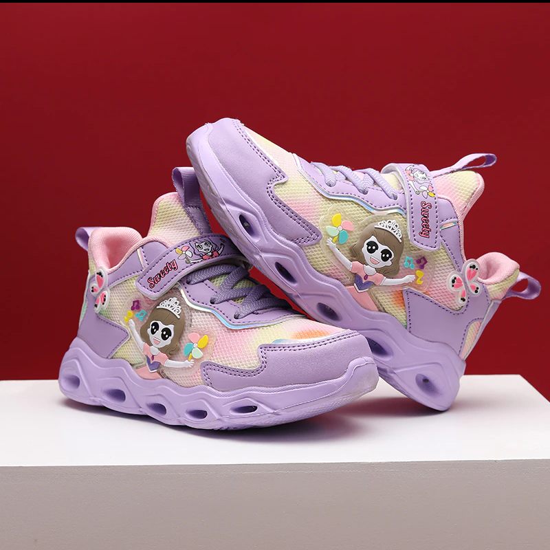 Ana Flickor Casual Sneaker - Lila