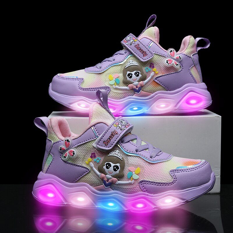 Ana Flickor Casual Sneaker - Lila